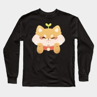 Shiba Cheeks Long Sleeve T-Shirt